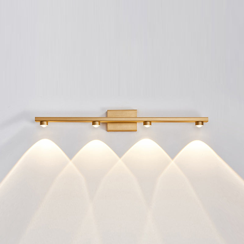 Aluminum Linear Wall Light Fixture Postmodern LED Up Down Wall Sconce