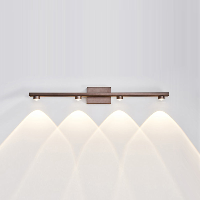 Aluminum Linear Wall Light Fixture Postmodern LED Up Down Wall Sconce