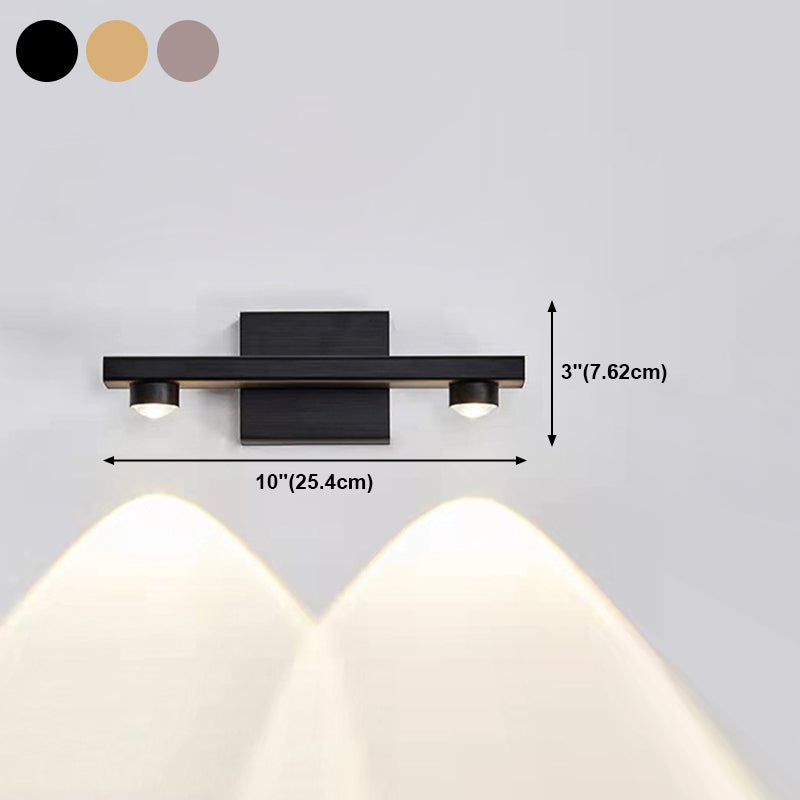 Aluminum Linear Wall Light Fixture Postmodern LED Up Down Wall Sconce