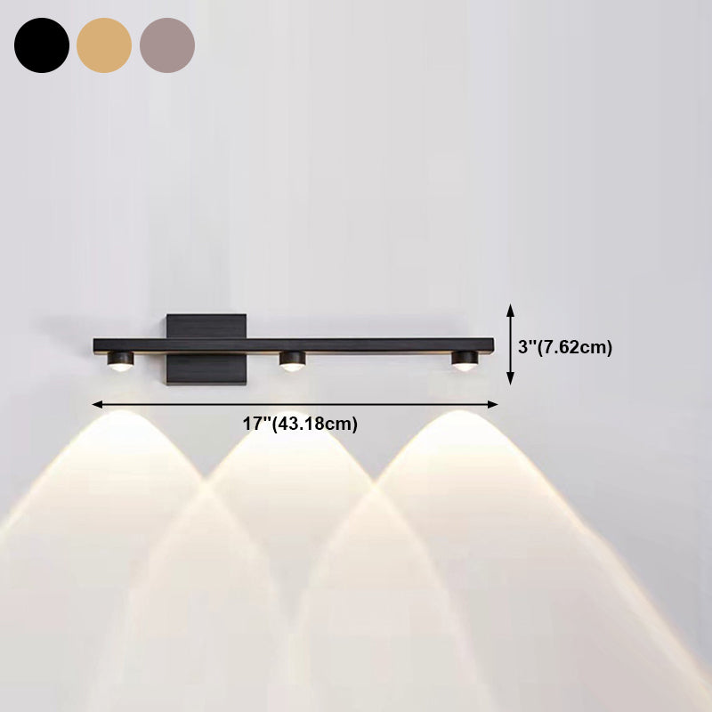 Aluminum Linear Wall Light Fixture Postmodern LED Up Down Wall Sconce