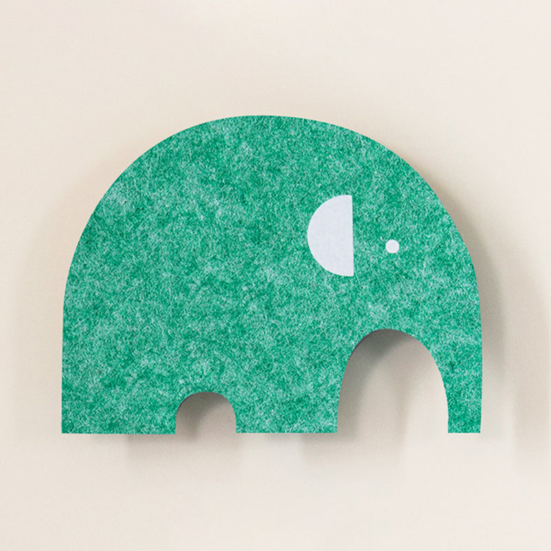 Cartoon Animal LED Sconce Lamp Polyester Children's Bedroom Wall Light Fixture