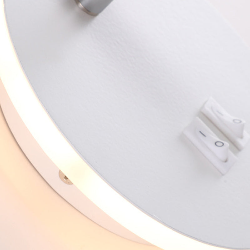 Nordic Style Metal Wall Light Geometry Reading Rotatable LED Wall Lamp for Bedroom