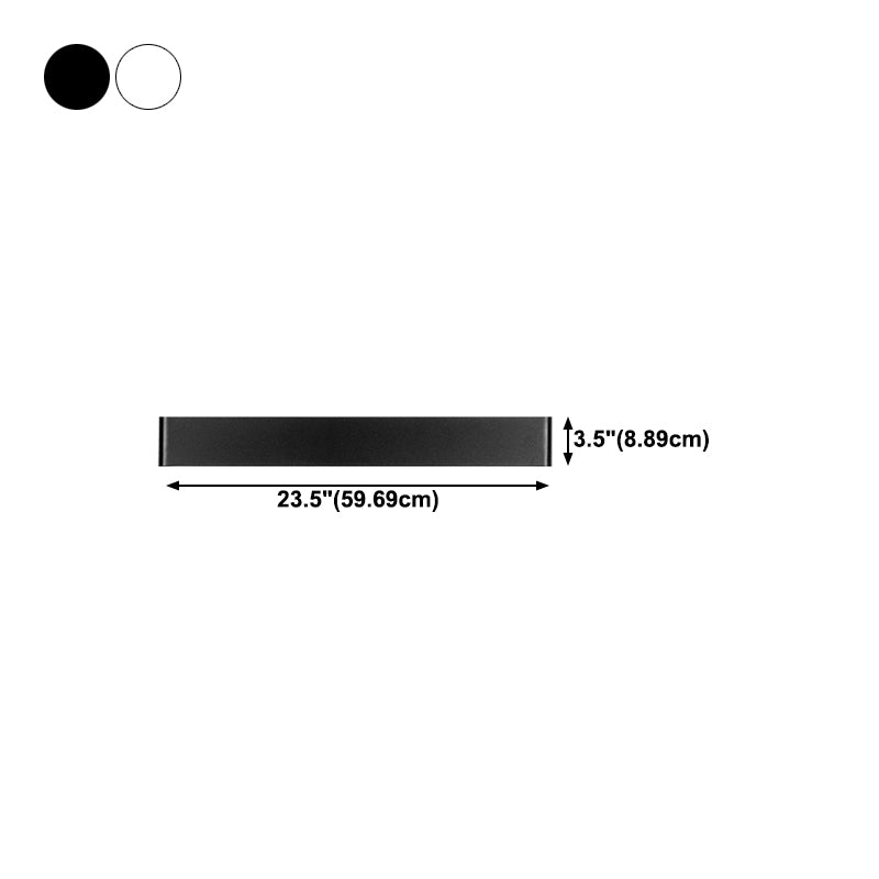 Strip Shape Wall Mount Light Modern LED Wall Sconce Light with Acrylic Shade for Aisle