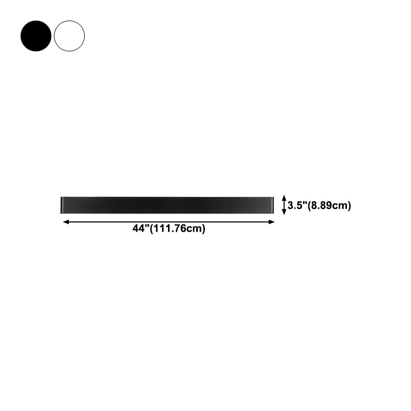 Strip Shape Wall Mount Light Modern LED Wall Sconce Light with Acrylic Shade for Aisle