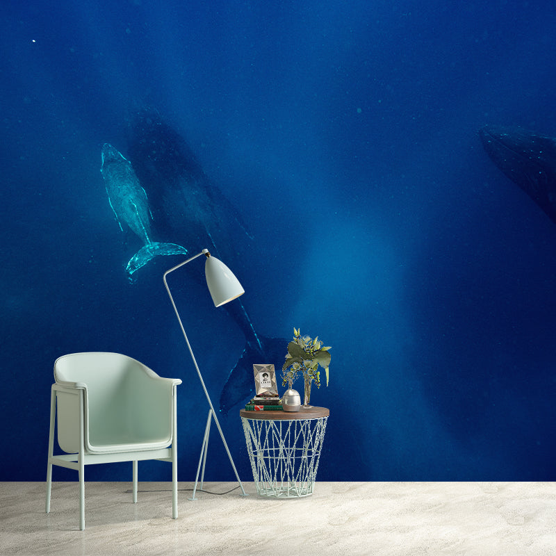 Decorative Photography Wall Mural Underwater Living Room Wallpaper