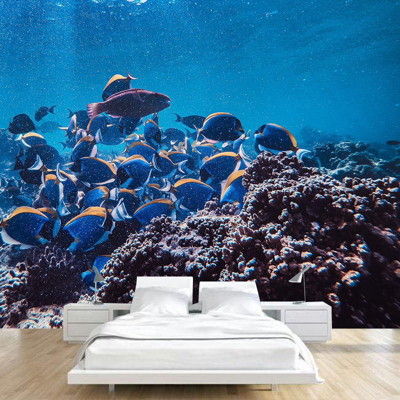 Photography Modern Wallpaper Underwater Sitting Room Wall Mural