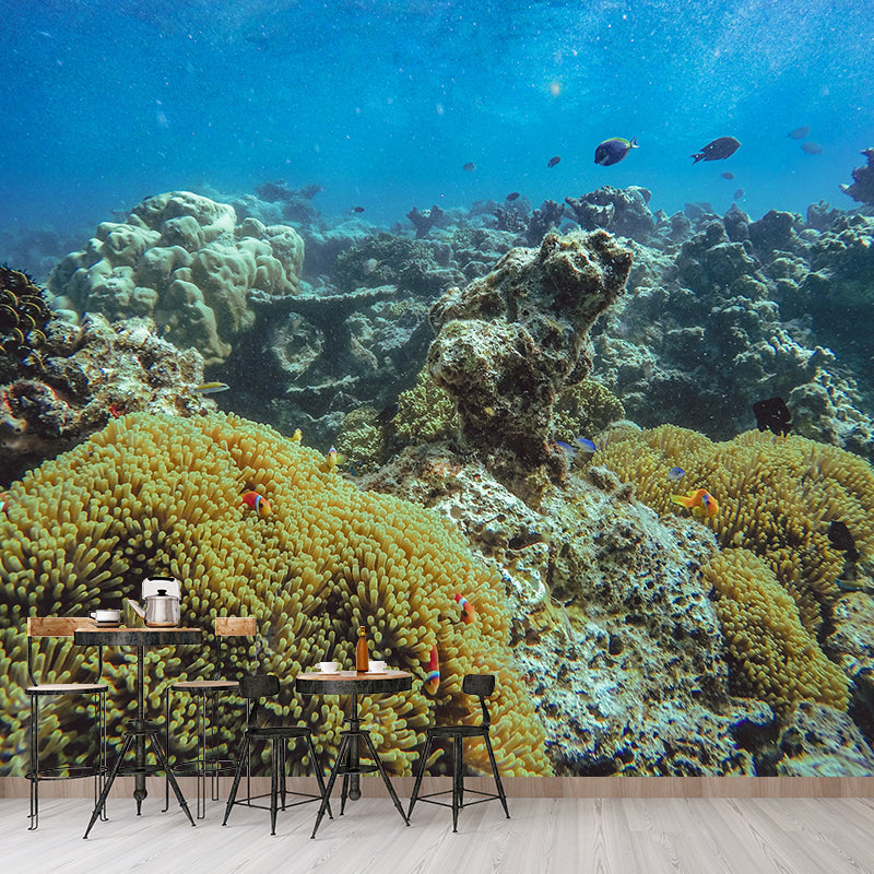 Photography Modern Wallpaper Underwater Sitting Room Wall Mural