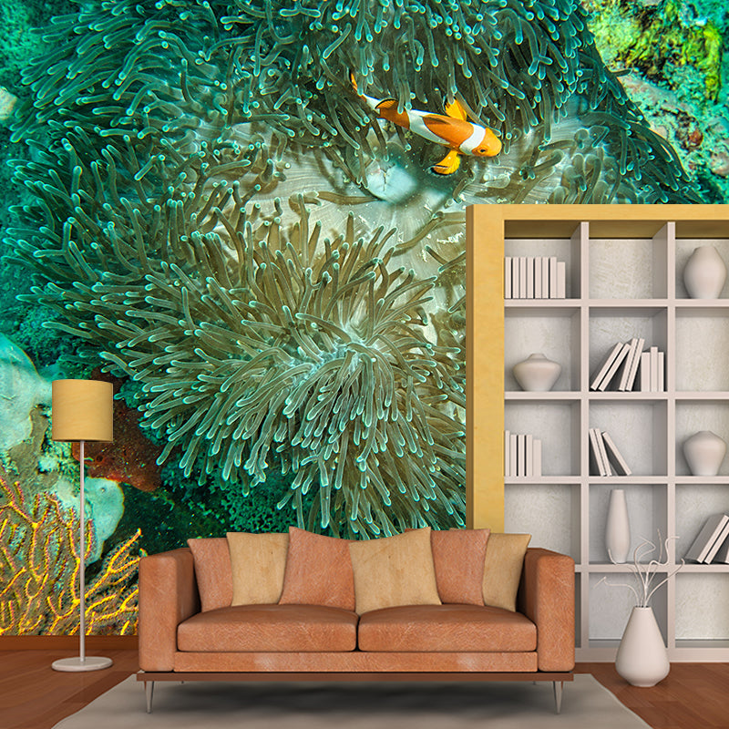 Environmental Photography Wallpaper Underwater Sitting Room Wallpaper