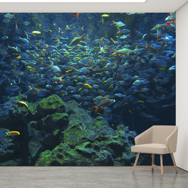 Environmental Photography Wallpaper Underwater Sitting Room Wallpaper