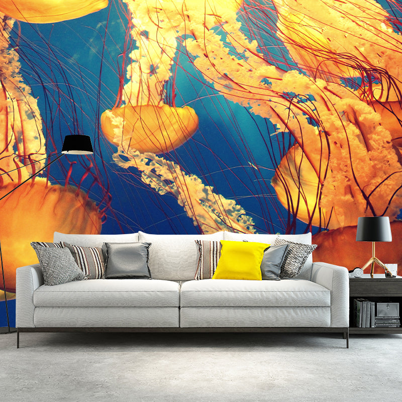 Stain Resistant Photography Wallpaper Underwater Home Decor Wall Mural