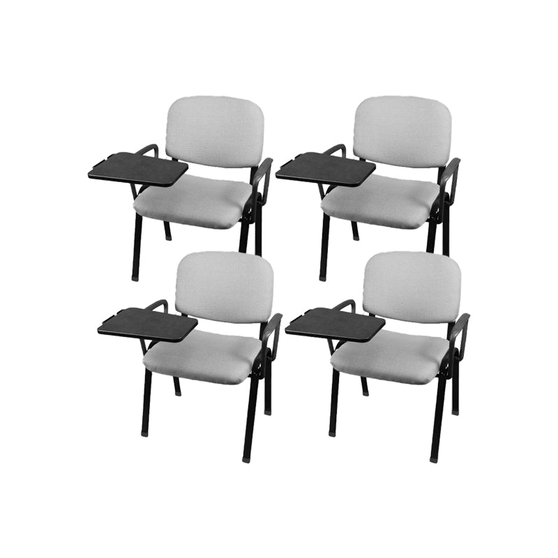 Low-Back Conference Chair Contemporary Upholstered Fixed Arms Chair