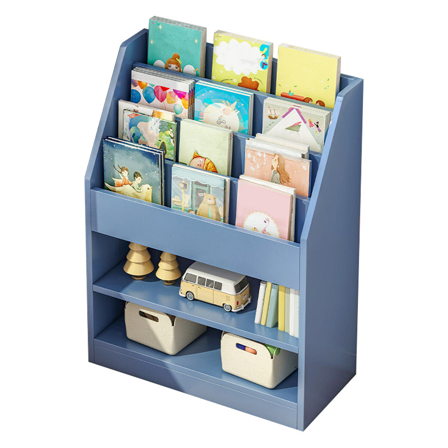 Engineered Wood Shelf Bookcase Contemporary Book Shelf for Study Room