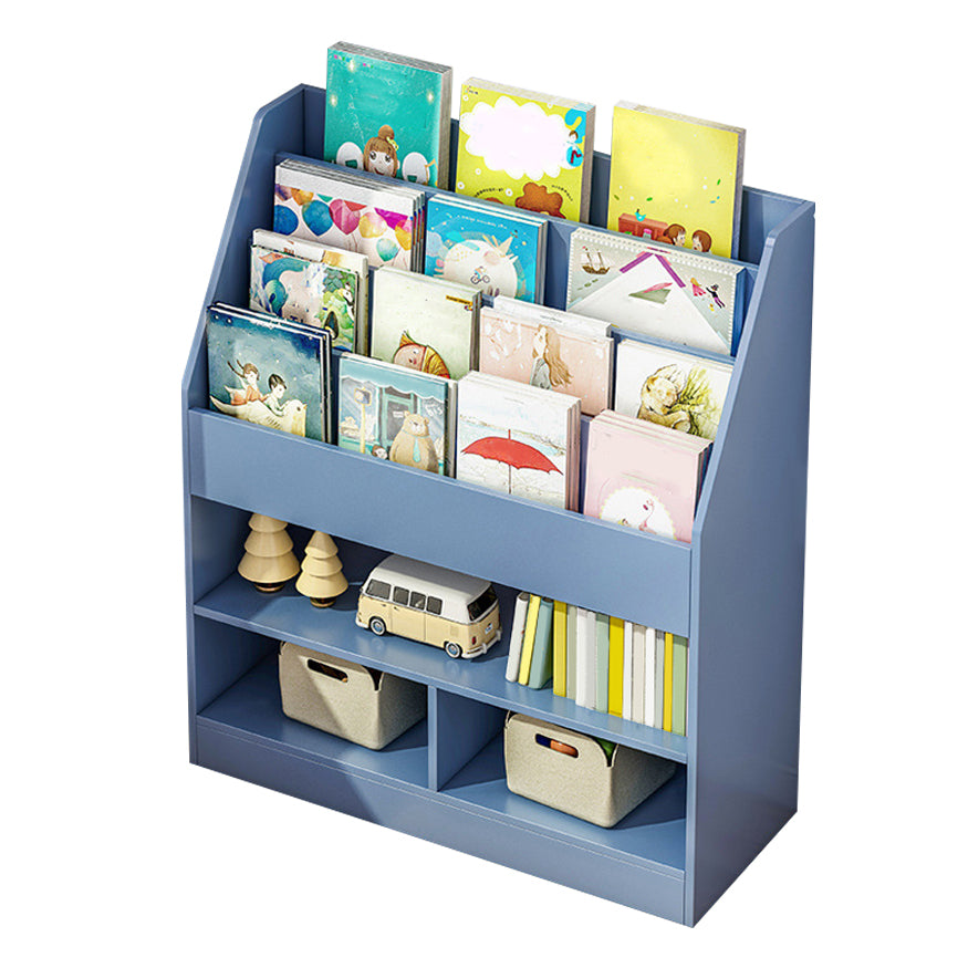 Engineered Wood Shelf Bookcase Contemporary Book Shelf for Study Room