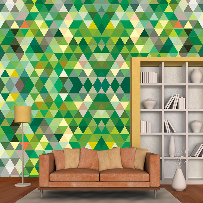 Geometric Photography Stain Resistant Wall Mural Living Room Wallpaper