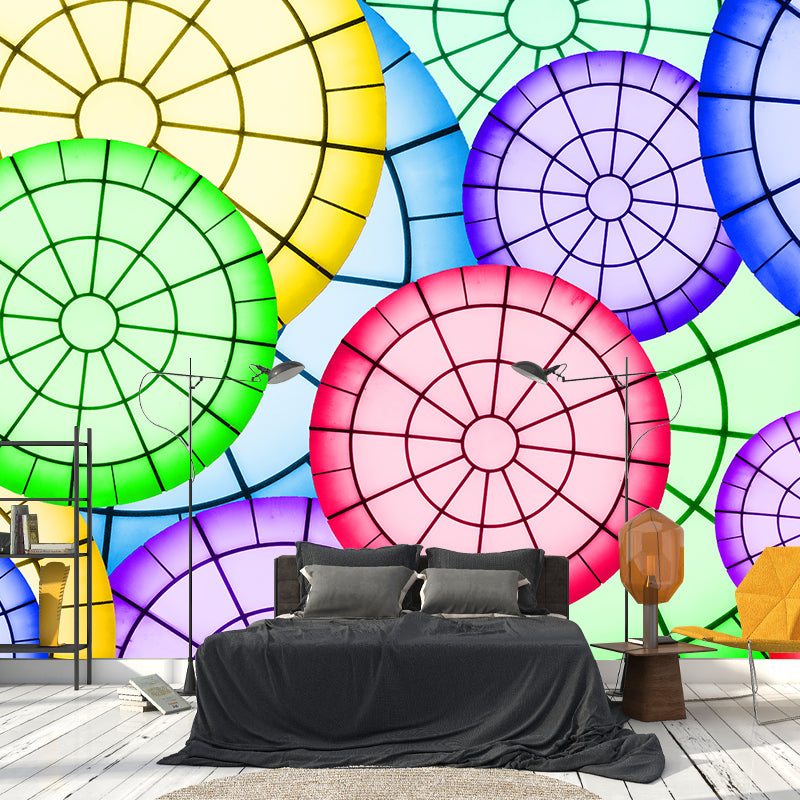 Chromatic Geometry Photography Wall Mural Living Room Wallpaper