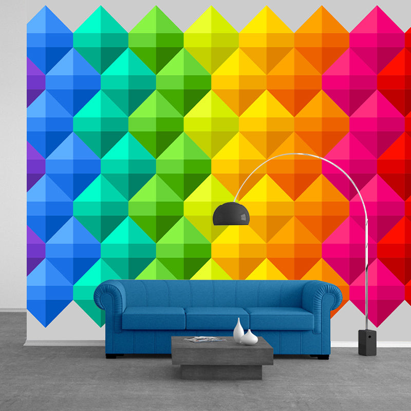 Geometry Photography Environment Friendly Wallpaper Sitting Room Mural Wallpaper