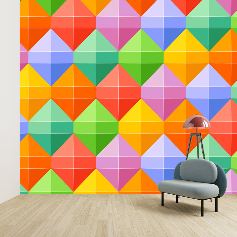 Chromatic Geometry Photography Wallpaper Drawing Room Wall Mural