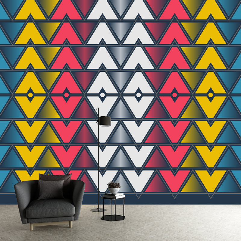 Chromatic Geometry Photography Wallpaper Drawing Room Wall Mural