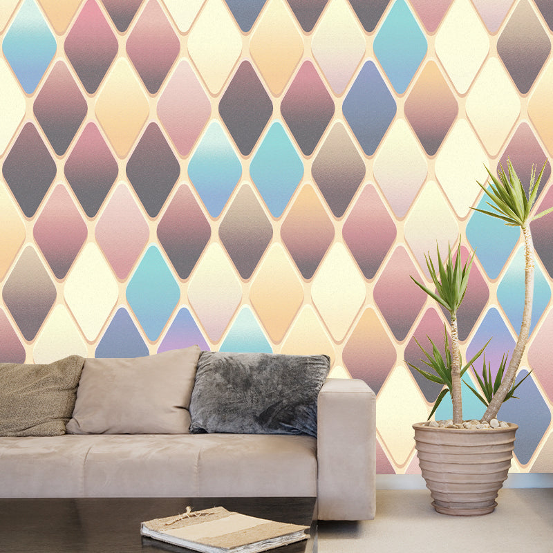 Geometry Stain Resistant Photography Wall Mural Drawing Room Wallpaper