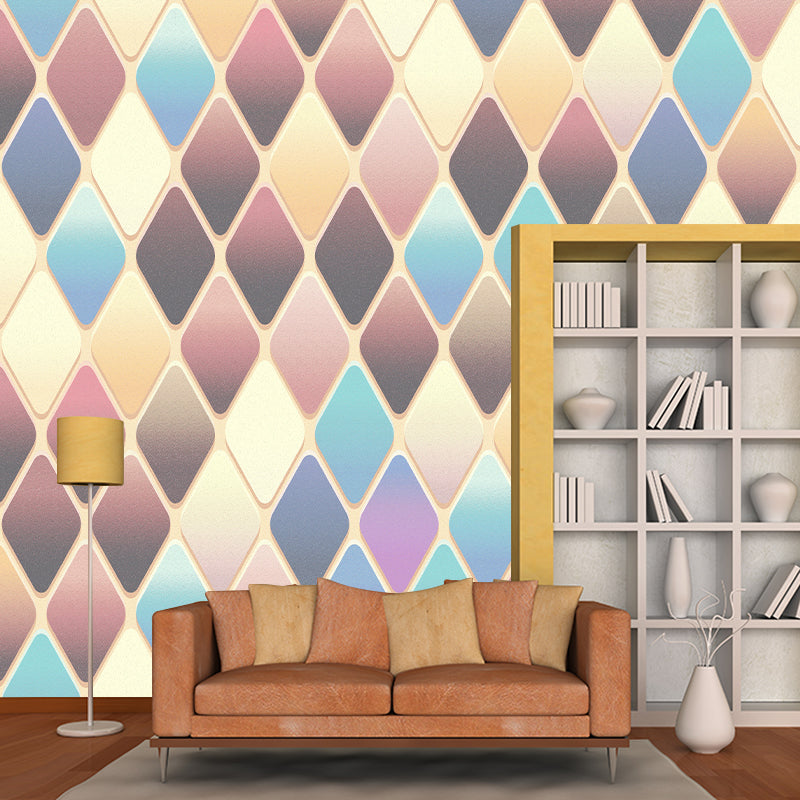 Geometry Stain Resistant Photography Wall Mural Drawing Room Wallpaper