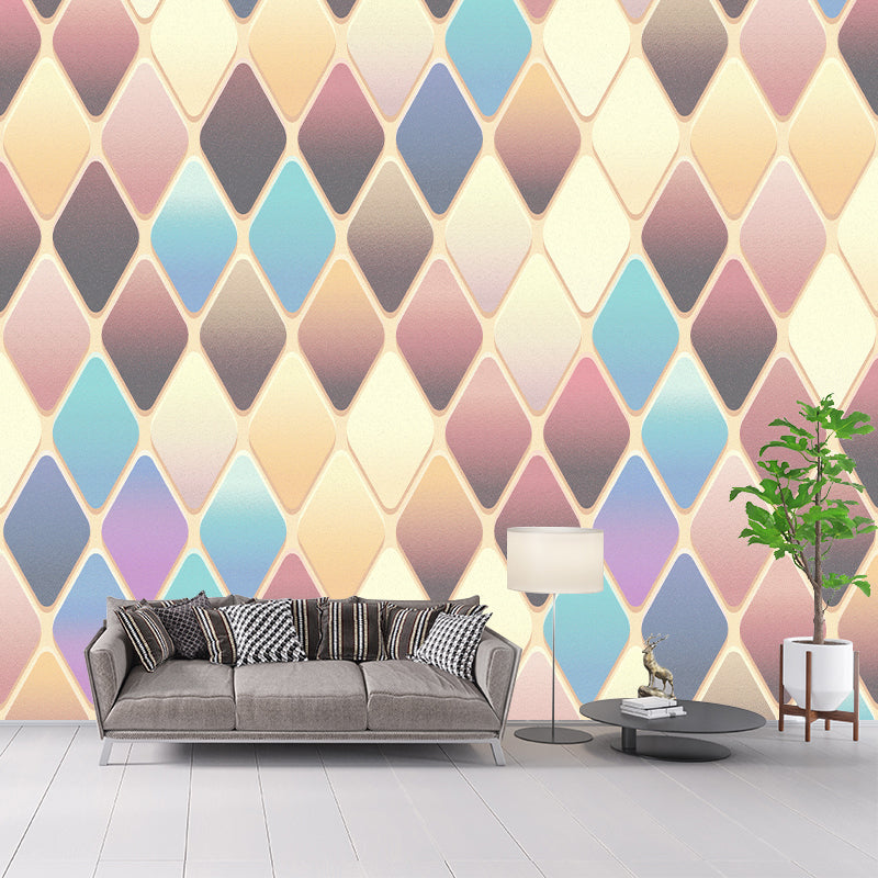 Geometry Stain Resistant Photography Wall Mural Drawing Room Wallpaper