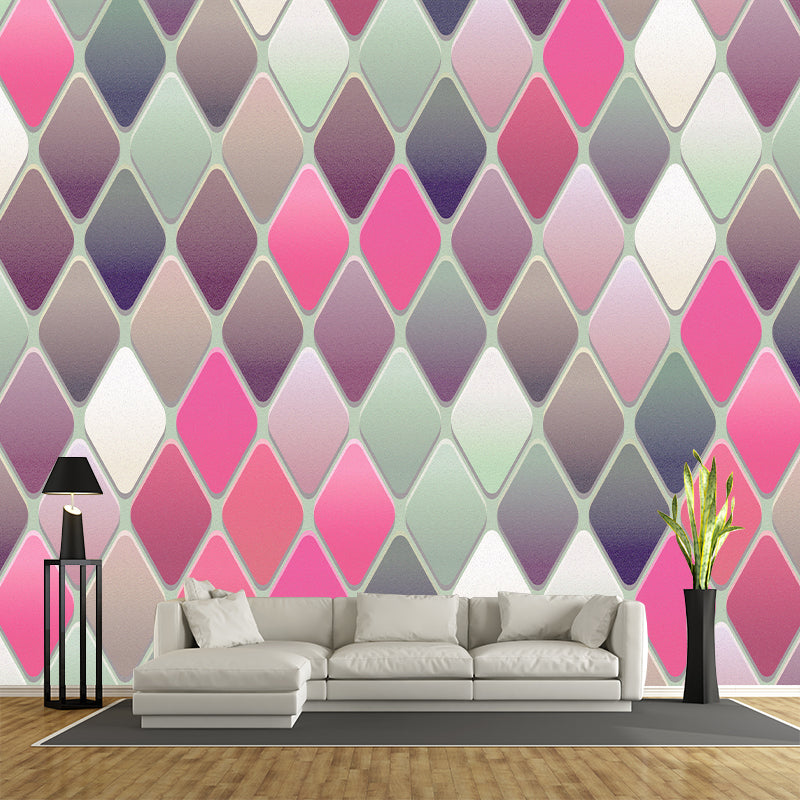 Geometry Stain Resistant Photography Wall Mural Drawing Room Wallpaper
