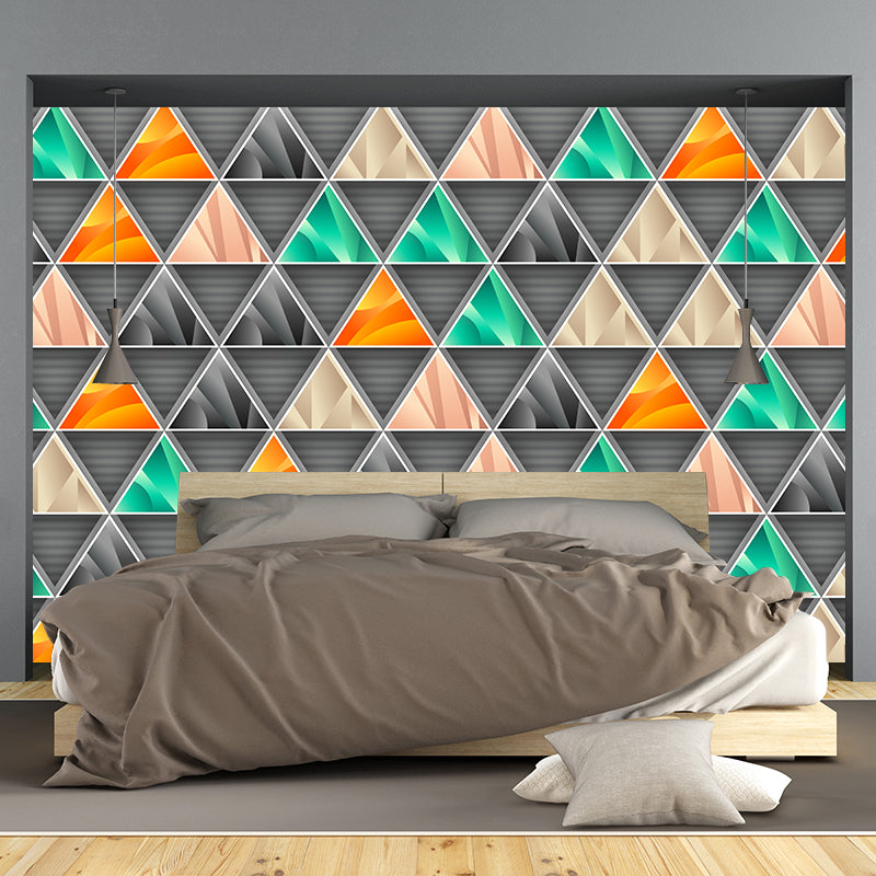 Geometry Stain Resistant Photography Wall Mural Drawing Room Wallpaper