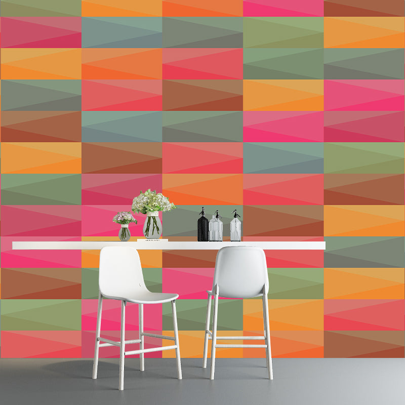 Geometric Photography Stain Resistant Wallpaper Living Room Mural Wallpaper