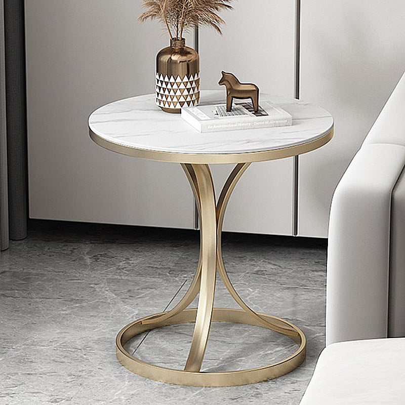 Modern Round End Table  Side Table  for Dining Room and Home