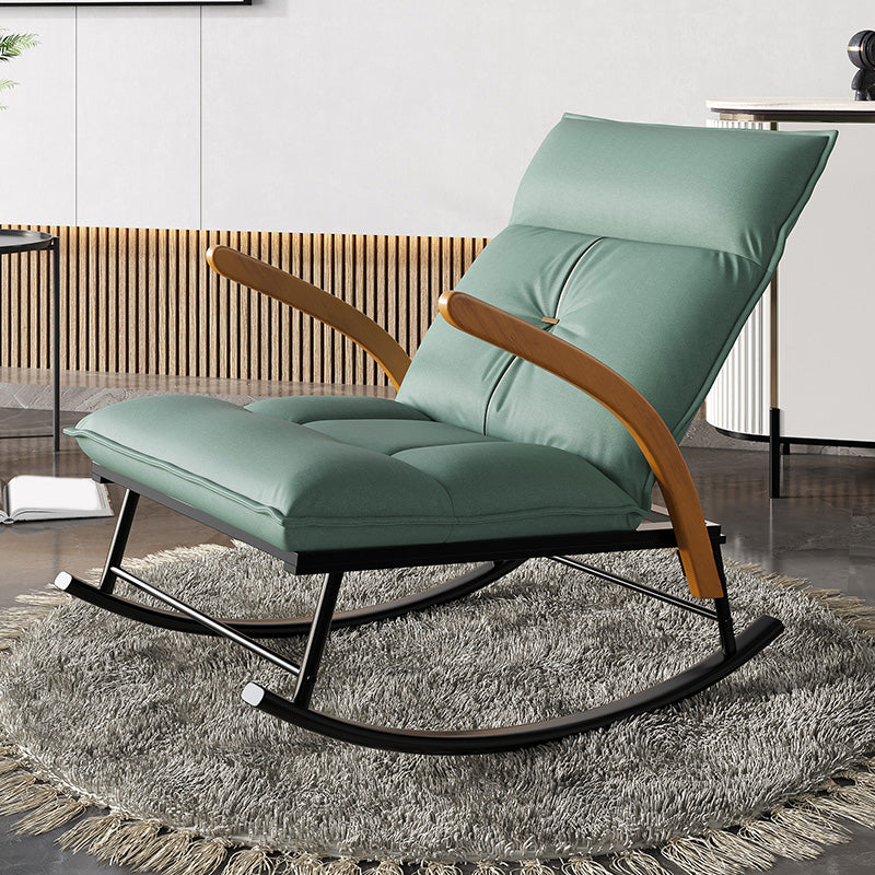 Faux Leather Chair 26.7" L x 37.4" W x  37.4" H  Arms Included Chair for Bedroom