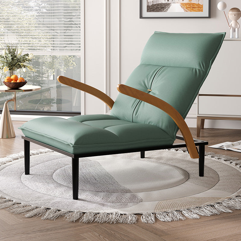 Faux Leather Chair 26.7" L x 37.4" W x  37.4" H  Arms Included Chair for Bedroom