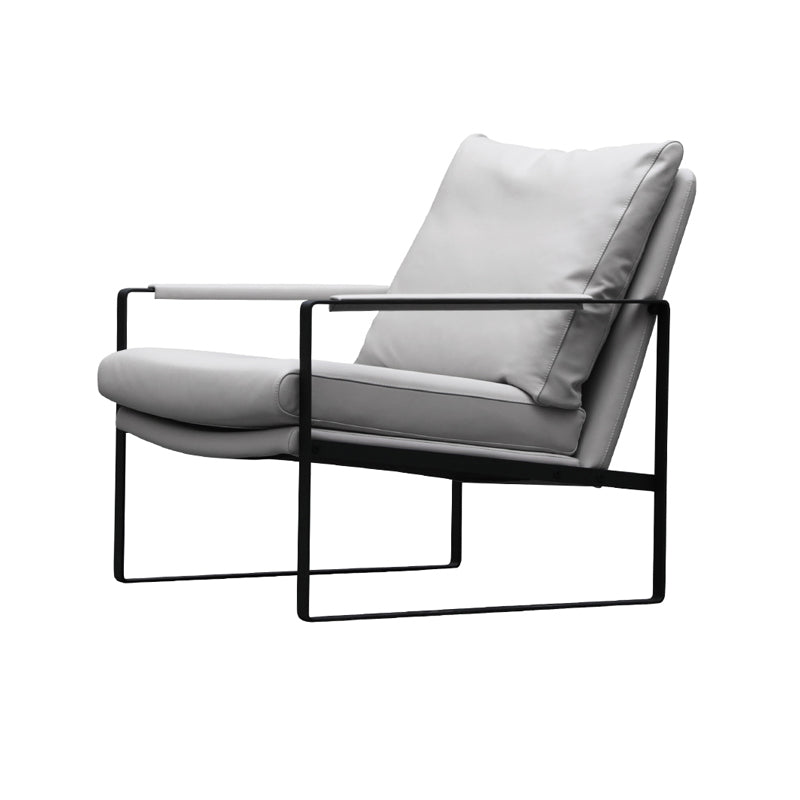 Faux Leather Arm Chair 28.74" L x 31.88" W x 29.13" H Accent Armchair for Living Room