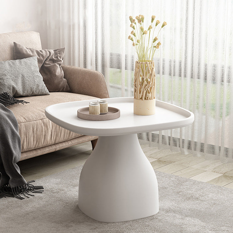 Pedestal Design Cocktail Table Acrylic Tray Top Multi-color Coffee Table