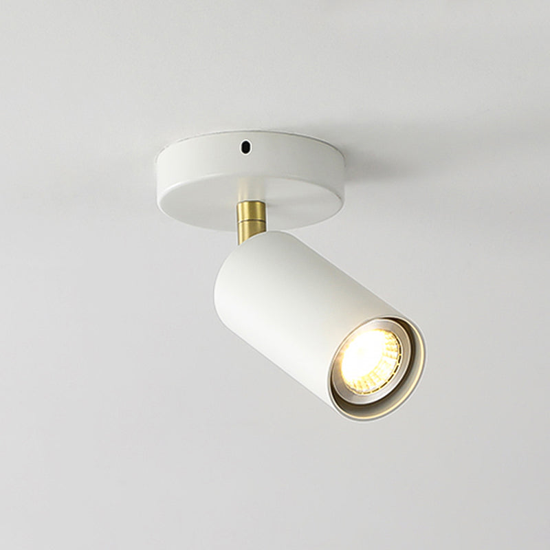 Metal Half Cylinder Flush Ceiling Light Modern Multi-Lights Flush Ceiling Light Fixtures