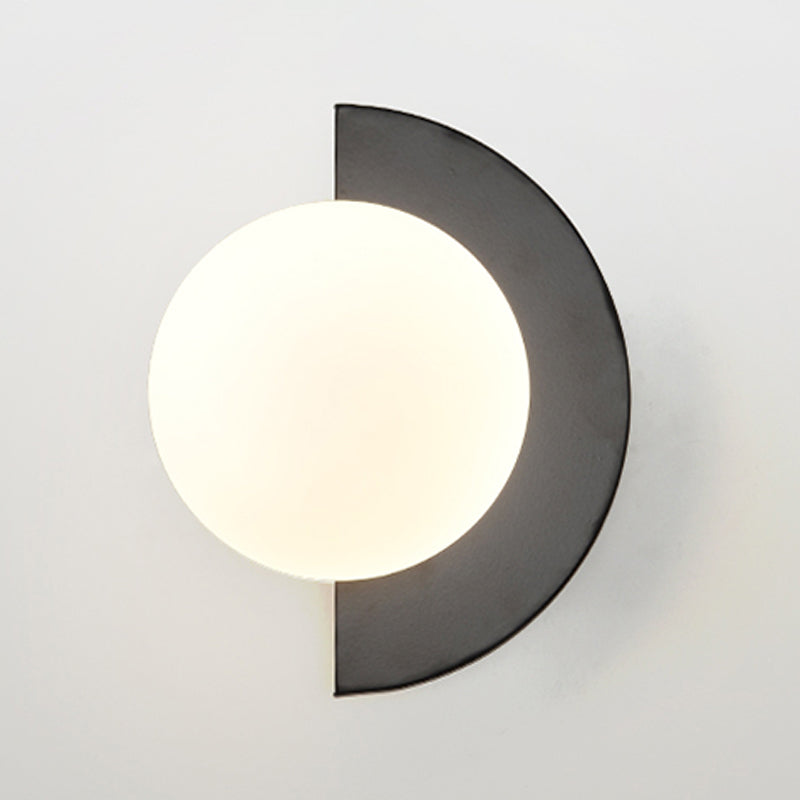 Ball Metal Wall Sconce Modern Nordic Macarons Single Light Wall Mounted Light