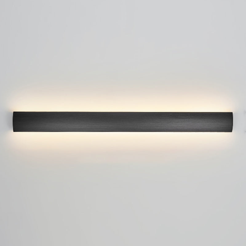 Metal Linear Shade Wall Sconce Modern Style 1-Light Wall Mount Lighting