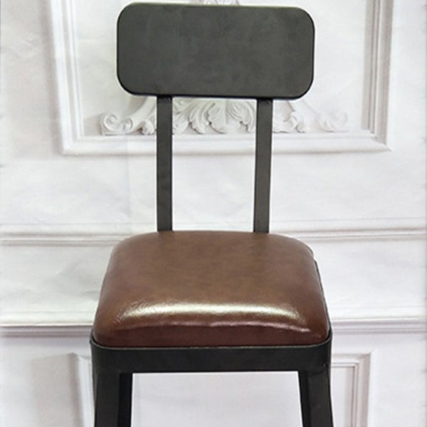 Dining Room Industrial Style Barstool Iron Pedestal Bar Stool with Pedal