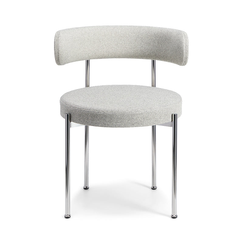 Modern Style Open Back Chair Upholstered Dining Side Chair for Indoor