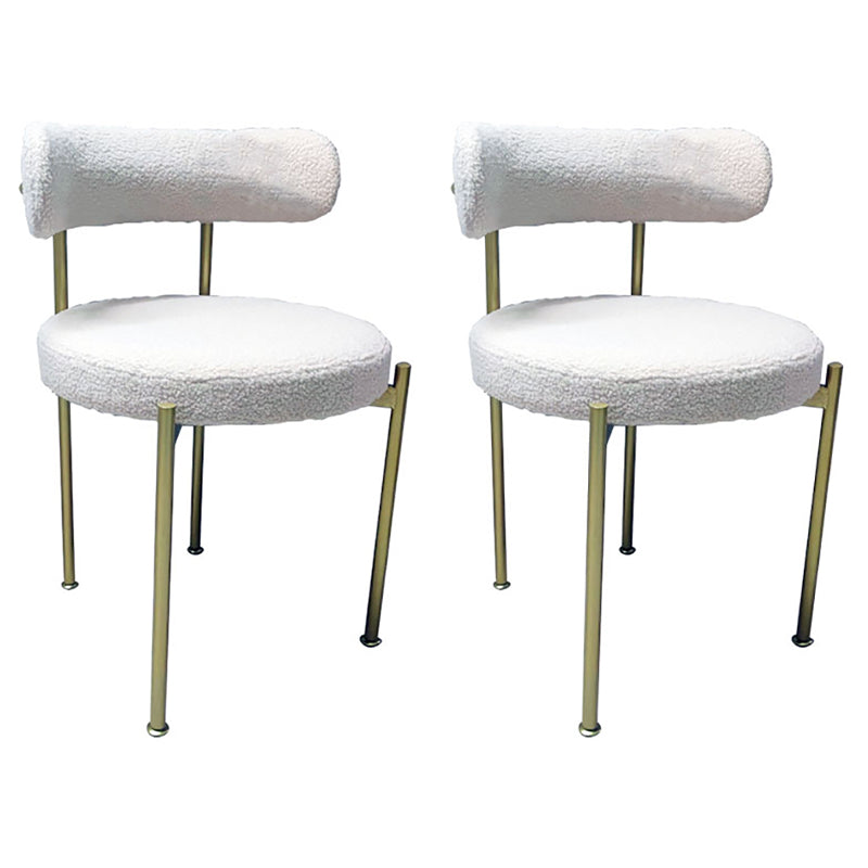 Modern Style Open Back Chair Upholstered Dining Side Chair for Indoor
