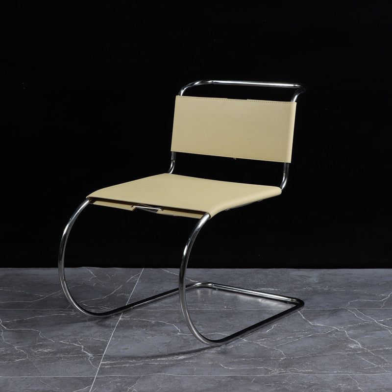 Armless Low Back Desk Chair Modern Faux Leather Home Office Chair