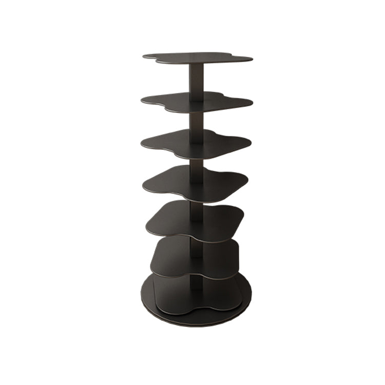 Contemporary Style Metal Bookcase Open Bookshelf for Living Room