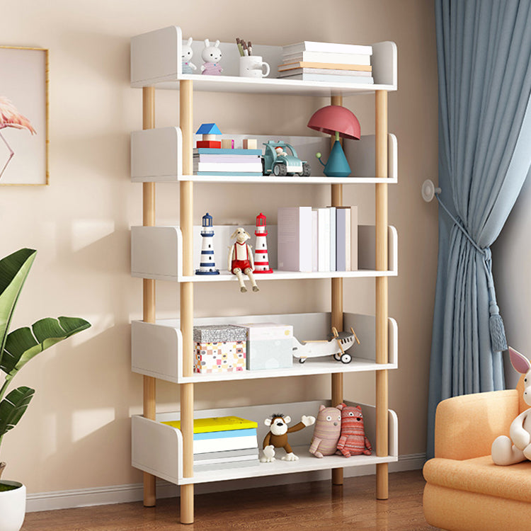 Modern & Contemporary Bookshelf Vertical Shelf Bookcase for Study Room