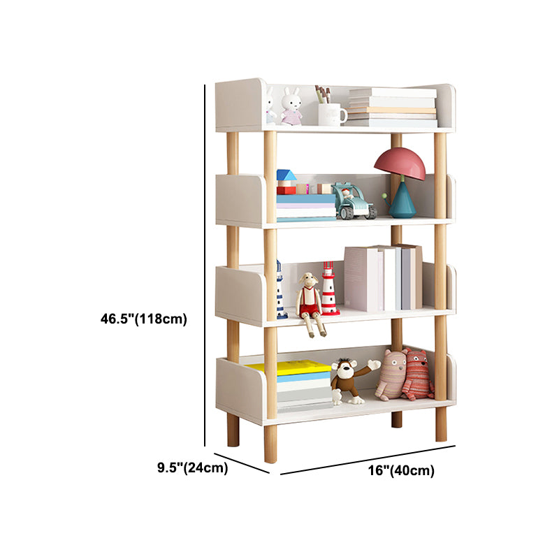 Modern & Contemporary Bookshelf Vertical Shelf Bookcase for Study Room
