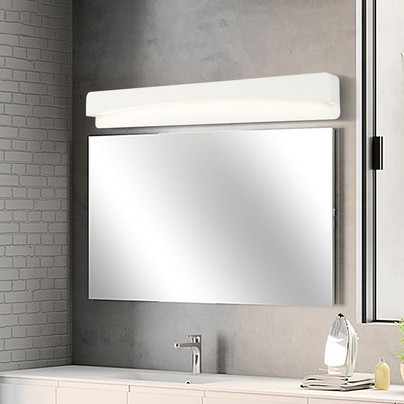 Acryl rechteckige Eitelkeitsbeleuchtung modernistische LED -LED -Leuchte in natürlichem Licht, 16,5 "/20,5"/24,5 "breit
