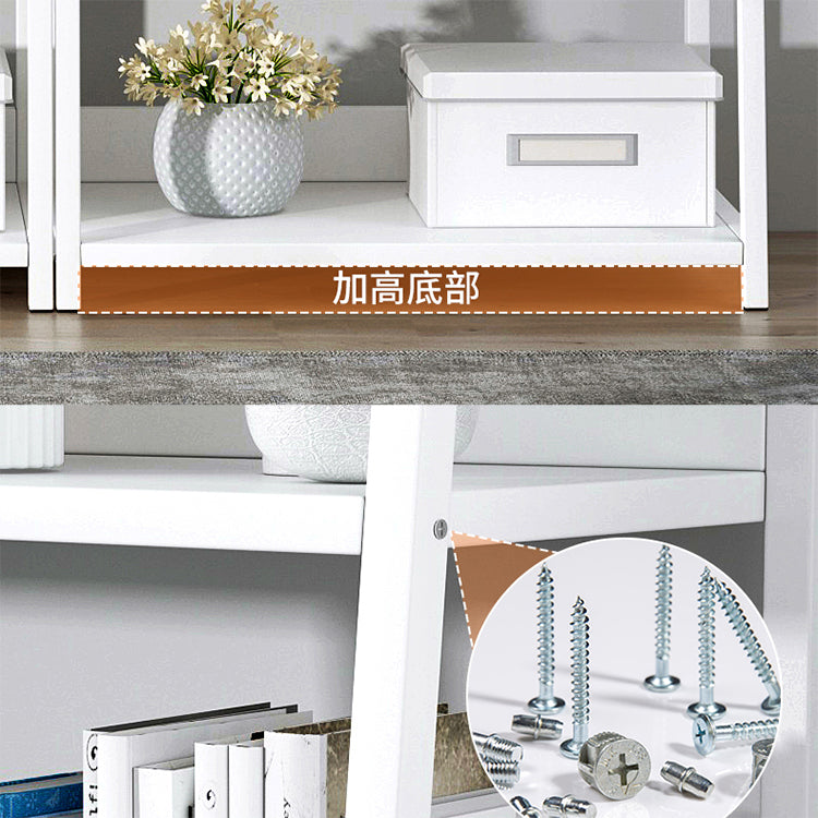 Etagere Shelf Bookcase Modern Vertical Bookshelf for Home Office