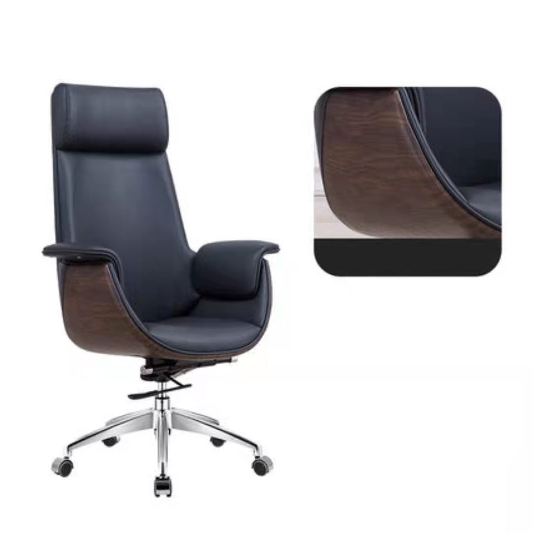 Contemporary Style Office Chair Adjustable Task Chair with Wheels