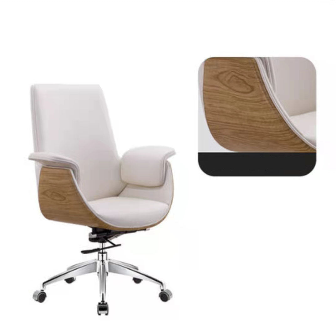 Contemporary Style Office Chair Adjustable Task Chair with Wheels