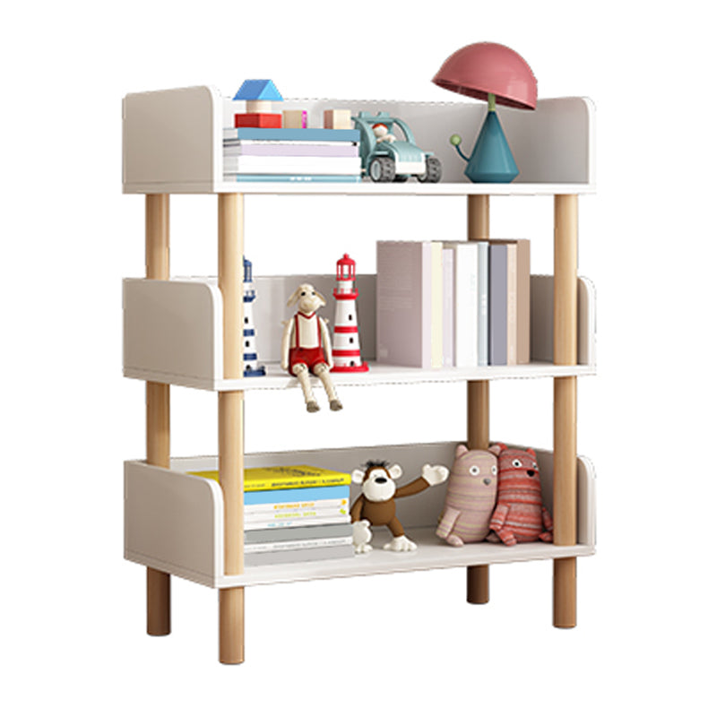 Modern Style Bookshelf Engineer Wood Open Back Bookcase for Home