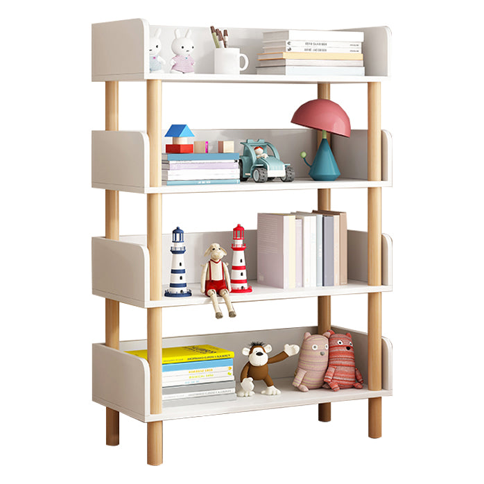 Modern Style Bookshelf Engineer Wood Open Back Bookcase for Home