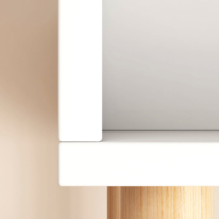 Modern Style Bookshelf Engineer Wood Open Back Bookcase for Home